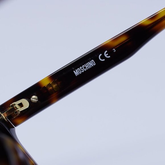 Moschino MOS074/F/S 0086 HA Sunglasses Havana Square Frame, Brown Lenses - Picture 8 of 10